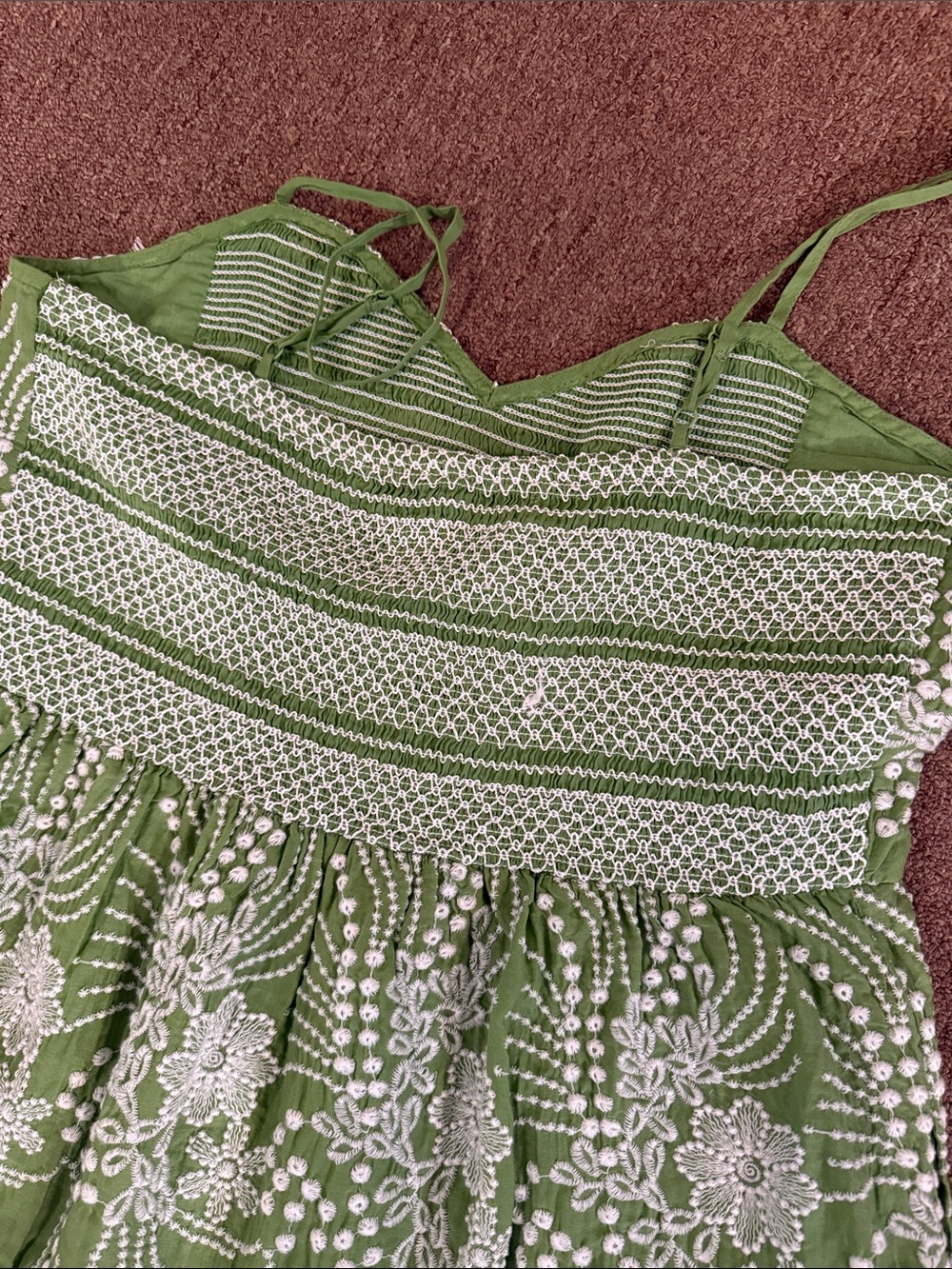 Anthropologie 
Sleeveless Sweetheart Tiered Midi Dress - Picture 9 of 13